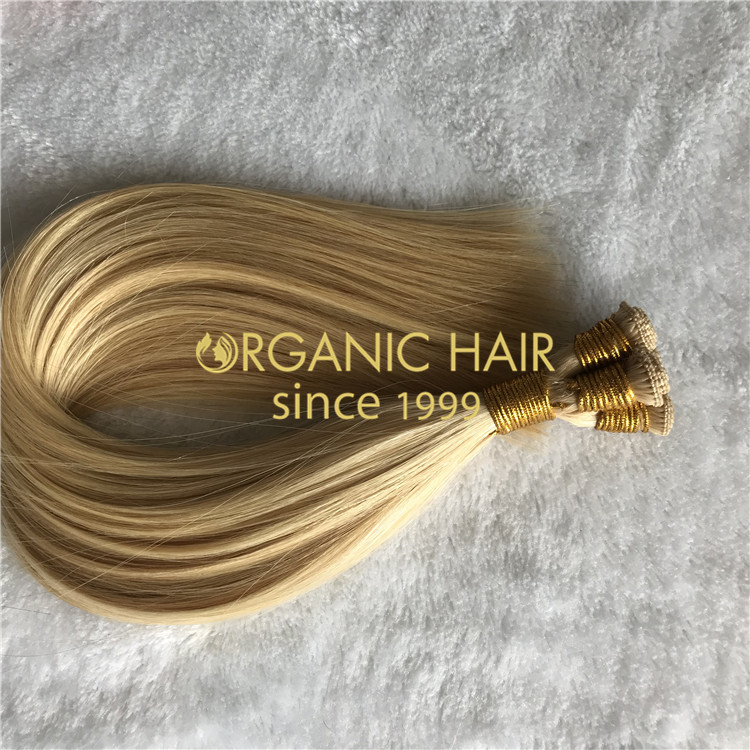 NATURAL BEADED ROWS HAND TIED WEFTS EXTENSIONS H182
